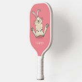 Raquette De Pickleball Illustration de dessin de lapin lapin mou (Gauche)