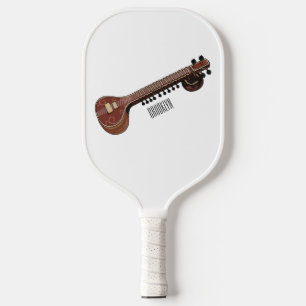 Raquette De Pickleball Illustration de dessin de Sitar