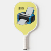 Raquette De Pickleball Illustration de dessin d'imprimante (Verso)