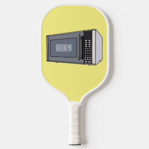 Raquette De Pickleball Illustration de dessin sur micro-ondes