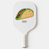 Raquette De Pickleball Illustration de dessin sur Taco (Verso)