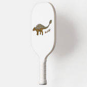 Raquette De Pickleball Illustration de dinosaure blindé Ankylosaurus (Gauche)