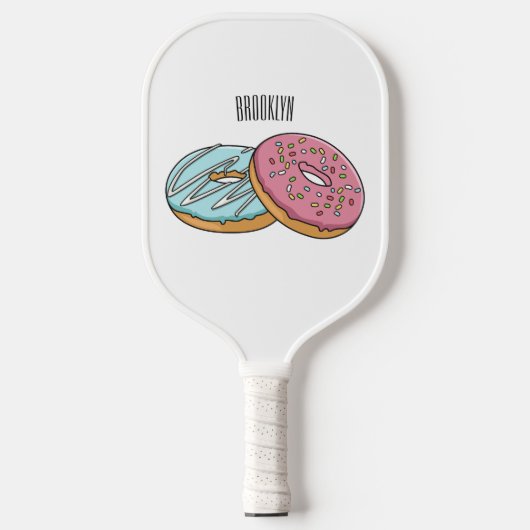 Raquette De Pickleball Illustration de Donut (Recto)