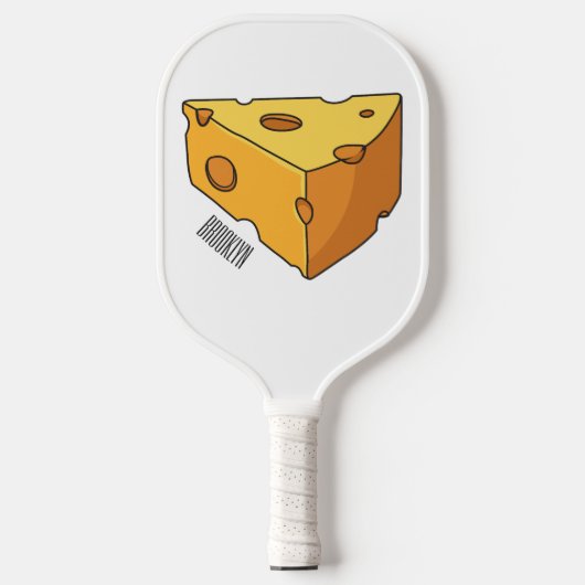 Raquette De Pickleball Illustration de fromage (Recto)