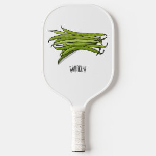 Raquette De Pickleball Illustration de haricots verts