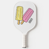 Raquette De Pickleball Illustration de Ice pop (Verso)