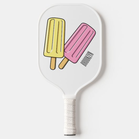Raquette De Pickleball Illustration de Ice pop (Recto)