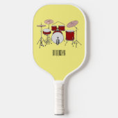 Raquette De Pickleball Illustration de kit de batterie (Recto)