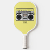 Raquette De Pickleball Illustration de la bande dessinée radio (Verso)