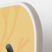 Raquette De Pickleball Illustration de la caricature du dendroctone du rh (Détail gauche)