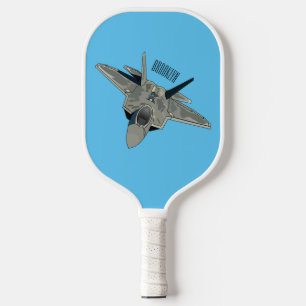 Raquette De Pickleball Illustration de l'avion de chasse