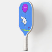 Raquette De Pickleball Illustration de l'humour en ballons de mouton mign (Gauche)