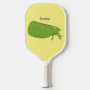 Raquette De Pickleball Illustration de l'insecte de la trémie verte mûre