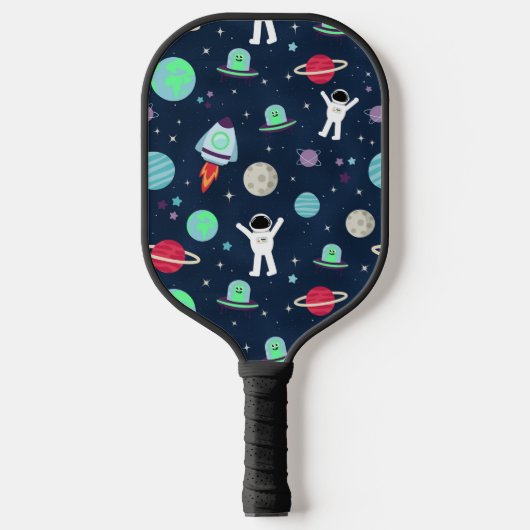 Raquette De Pickleball illustration de motif spatial (Recto)