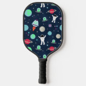 Raquette De Pickleball illustration de motif spatial (Verso)