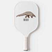 Raquette De Pickleball Illustration de Pangolin (Verso)
