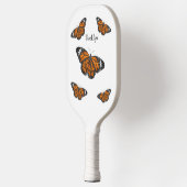 Raquette De Pickleball Illustration de papillon monarque (Gauche)