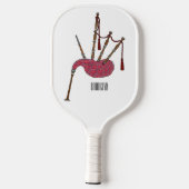Raquette De Pickleball Illustration de pipes (Verso)