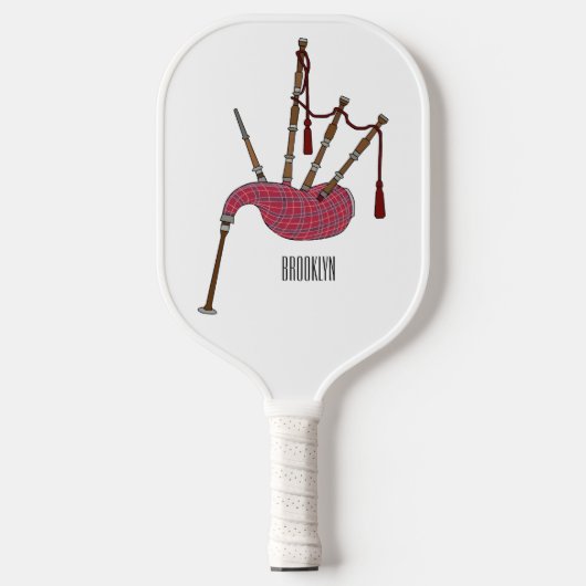 Raquette De Pickleball Illustration de pipes (Recto)