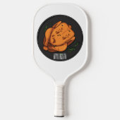 Raquette De Pickleball Illustration de poulet rôti (Verso)