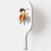 Raquette De Pickleball Illustration de pousse-pousse pédicab (Gauche)