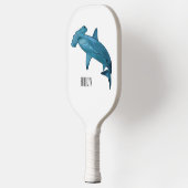 Raquette De Pickleball Illustration de requin marteau (Gauche)