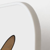 Raquette De Pickleball Illustration de Tarsier (Détail gauche)