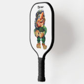 Raquette De Pickleball Illustration de troll drôle scandinave aquarelle (Gauche)