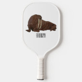 Raquette De Pickleball Illustration de Walrus (Verso)