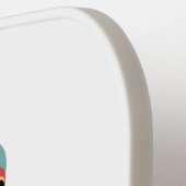 Raquette De Pickleball Illustration drôle de pigeon curieux (Détail gauche)