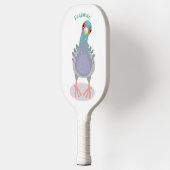 Raquette De Pickleball Illustration drôle de pigeon curieux (Gauche)