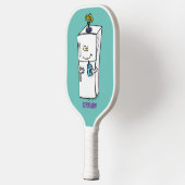 Raquette De Pickleball Illustration drôle de réfrigérateur (Gauche)