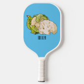 Raquette De Pickleball Illustration du chou-fleur (Verso)