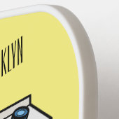 Raquette De Pickleball Illustration du lait (Détail gauche)