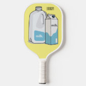 Raquette De Pickleball Illustration du lait (Verso)