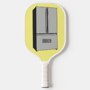 Raquette De Pickleball Illustration du réfrigérateur de porte française