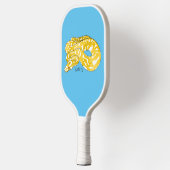Raquette De Pickleball Illustration du serpent python birman (Gauche)