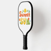 Raquette De Pickleball Illustration du soleil d'été (Gauche)