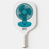 Raquette De Pickleball Illustration du ventilateur (Verso)