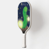 Raquette De Pickleball Illustration du ver vert mou (Gauche)