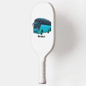 Raquette De Pickleball Illustration d'un autobus à passagers moderne (Gauche)