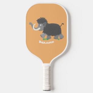 Raquette De Pickleball Illustration d'un mammouth laineux mou