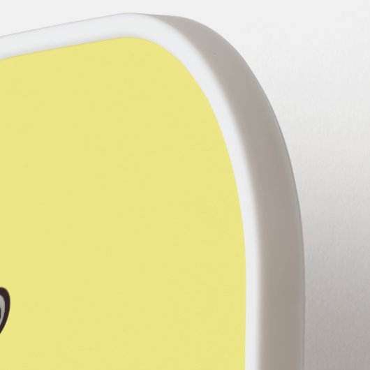 Raquette De Pickleball Illustration d'un petit rhinocéros (Détail gauche)