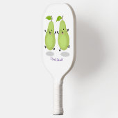Raquette De Pickleball Illustration d'une paire de poires mignonne (Gauche)