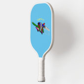 Raquette De Pickleball Illustration d'une tortue volante (Gauche)