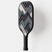 Raquette De Pickleball Illustration géométrique en or (Gauche)