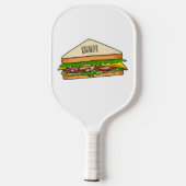 Raquette De Pickleball Illustration Sandwich (Verso)