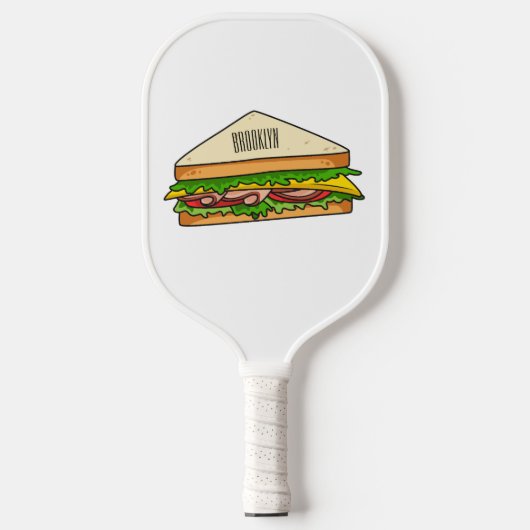 Raquette De Pickleball Illustration Sandwich (Recto)