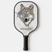 Raquette De Pickleball Illustration Wolf (Verso)