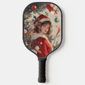 Raquette De Pickleball Imaginaire de Noël : Paddle Romantique (Verso)